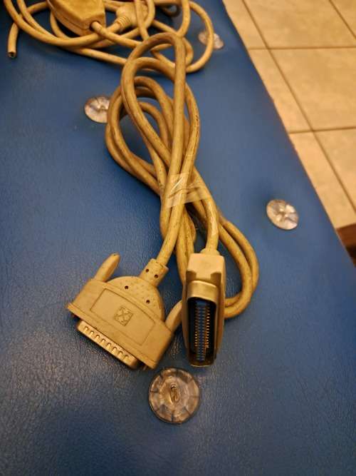 Vintage  Serial Computer Printer Cable