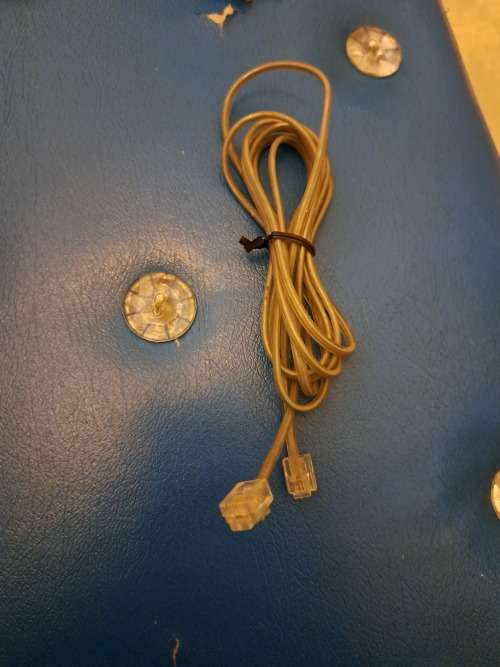 Telephone fax machine cables