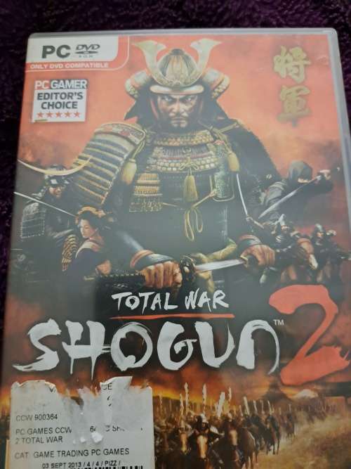 PC GAMES Total War Shogun 2 PC DVD