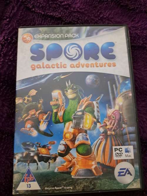 PC GAMES SPORE GALACTIC ADVENTURE PC DVD