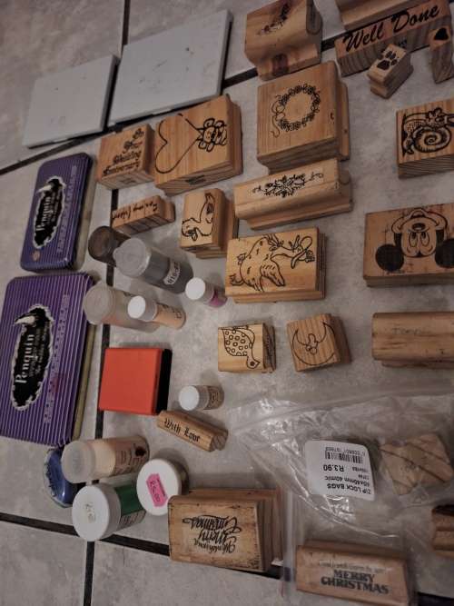 crafts stamping Vintage Arts And Crafts rubber Stamp