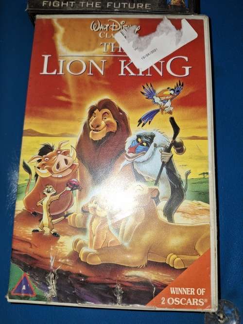 VHS Movies Lion king  Code#4