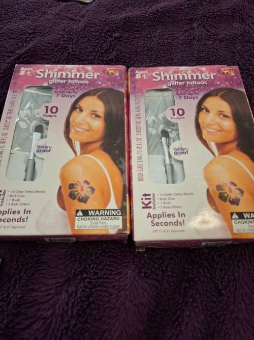 TATTOOS Shimmer Glitter Tattoos