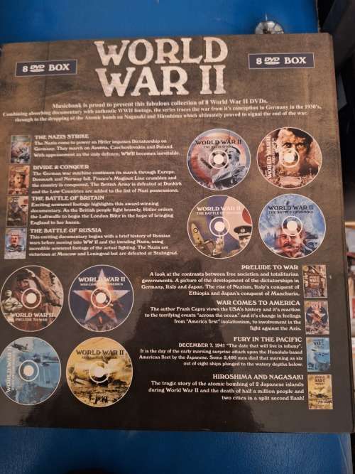 VINTAGE COLLECTION World War 2 Special Ed` Collectors 8 DVD Box Set WW2
