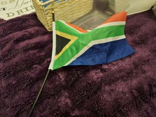 SA Flag office desk South Africa