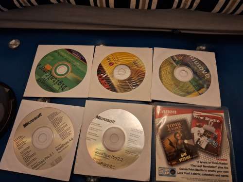 Computers software and information disks and manuals