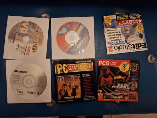 Computers software and information disks and manuals