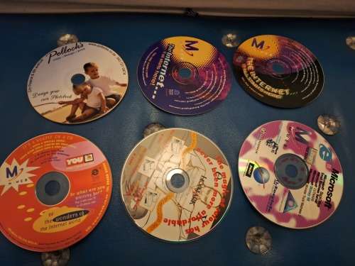 Computers software and information disks and manuals