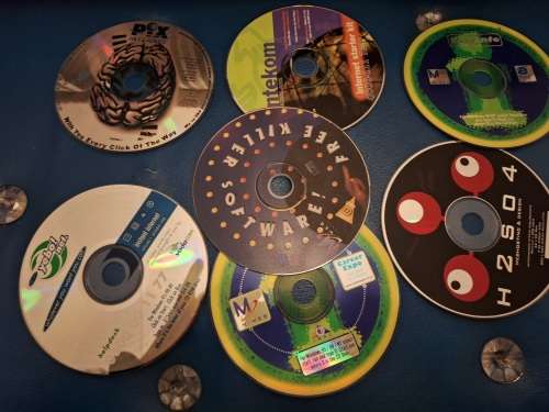 Computers software and information disks and manuals