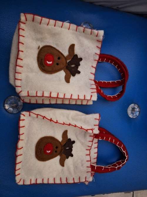 HOLIDAY Christmas martial Bags reindeers GIFT BAGS