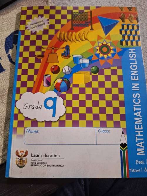 EDUCATION SCHOOL BOOKS Mathematics in English Grade 9