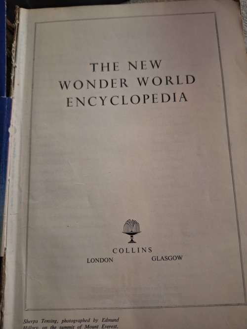 The new wonder world encyclopedia binder broken