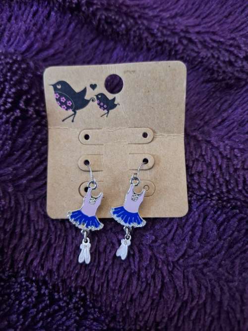 Jewellery Earings ballet dress and shoes Dancing JEWELLERY