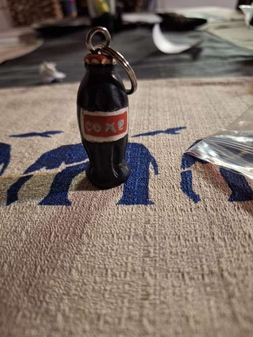 Vintage coke key ring