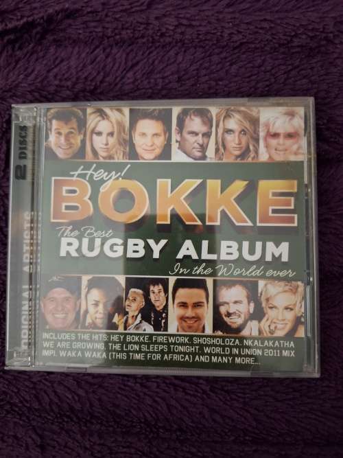 AFRIKAANS Music CD Hey Bokke The Best Rugby Album In the World ever