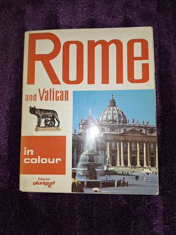 Books  Rome and Vatican vintage book
