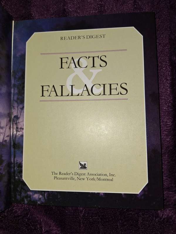 Books Readers Digest Facts and Fallacies