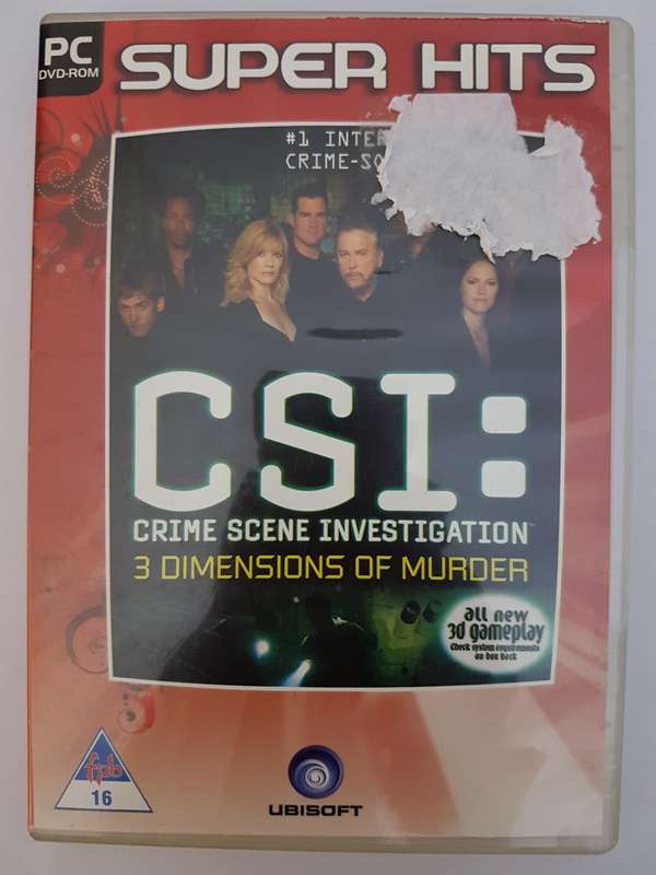 CSI PC Game DvD Rom