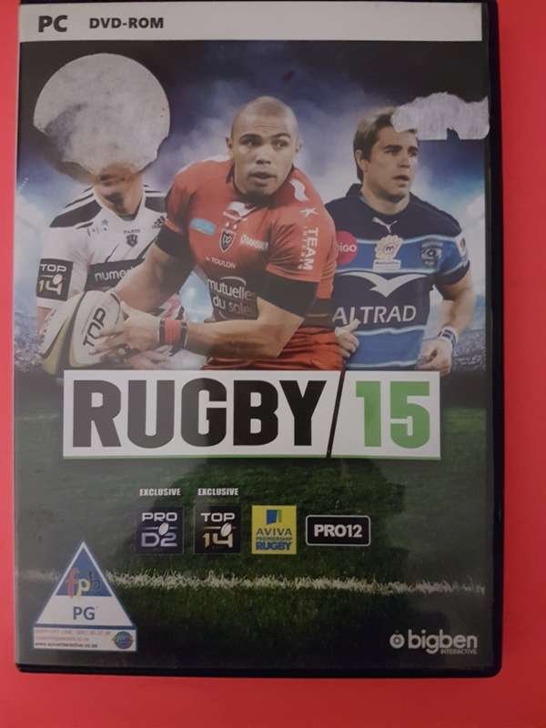 PC Games Rugby 15 PC DVD Rom