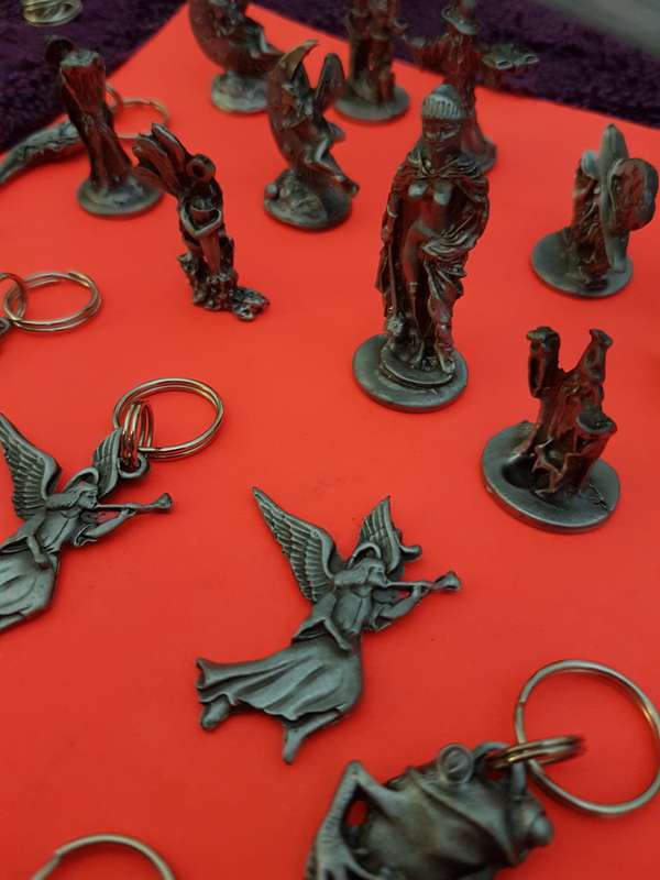 Key Ringd and Novelty Vintage antiques key chains and ornaments