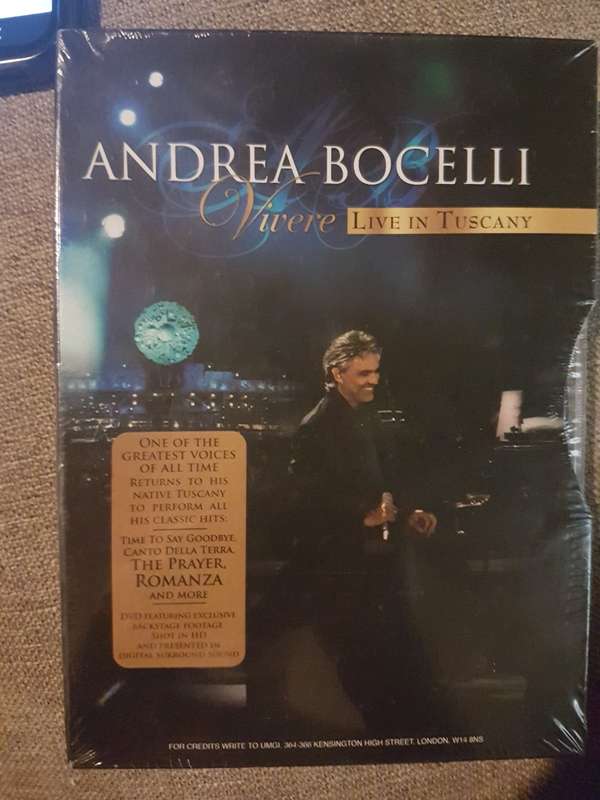 DVD Music Andrea Bocelli