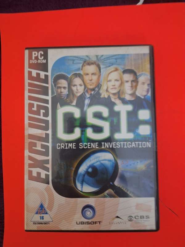 PC Games CSI Crime Scene Investigation