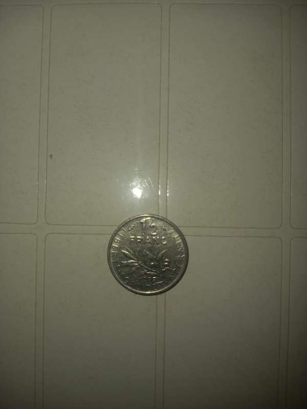 Coins Franc 1/2 1966