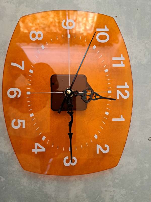 CLOCKS HOME MADE PERSPEX CLOCKS TIME KEEPER