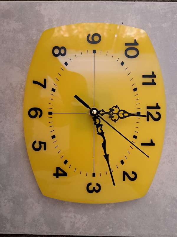 CLOCKS HOME MADE PERSPEX CLOCKS TIME KEEPER