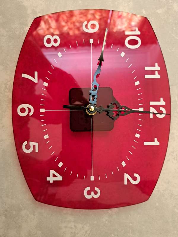 CLOCKS HOME MADE PERSPEX CLOCKS TIME KEEPER