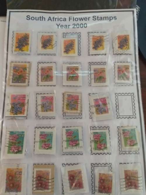 STAMPS SOUTH AFRICA SA Stamps Year 2000 Flowers Stamps South Africa