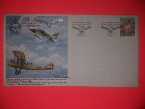 Stamps SA First Day Cover South African Air Force 1980 02 01 Stamps