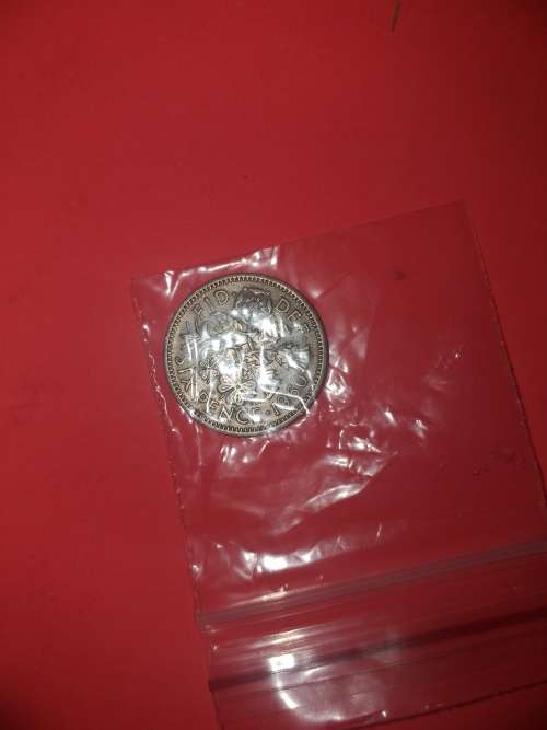 1960 Six Pence Coin coins money Queen Elizabeth The Second