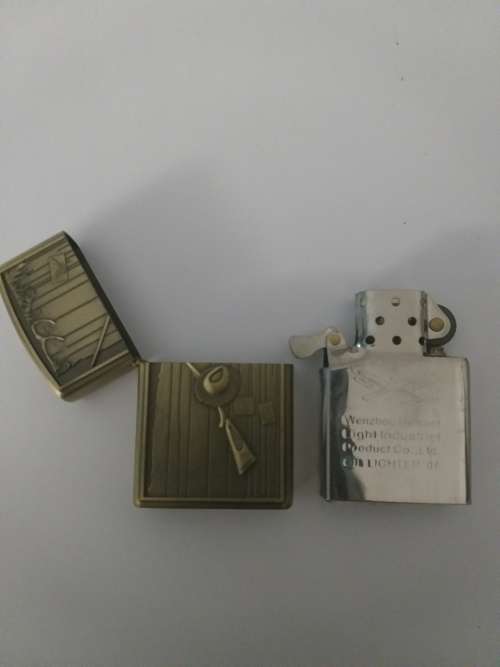 Zippo Style Lighter Cowboy