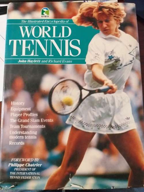 Vintage STEFFI GRAF VINTAGE BOOK Tennis The Illustrated Encyclopedia of World Tennis LADIES
