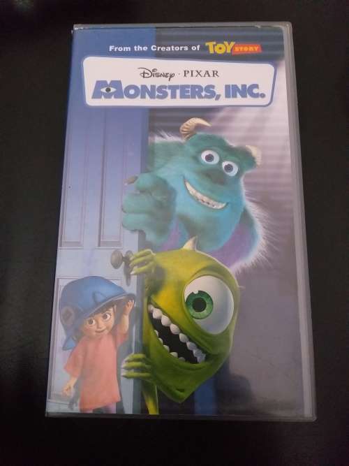 VHS Movies Monsters INC Code#2