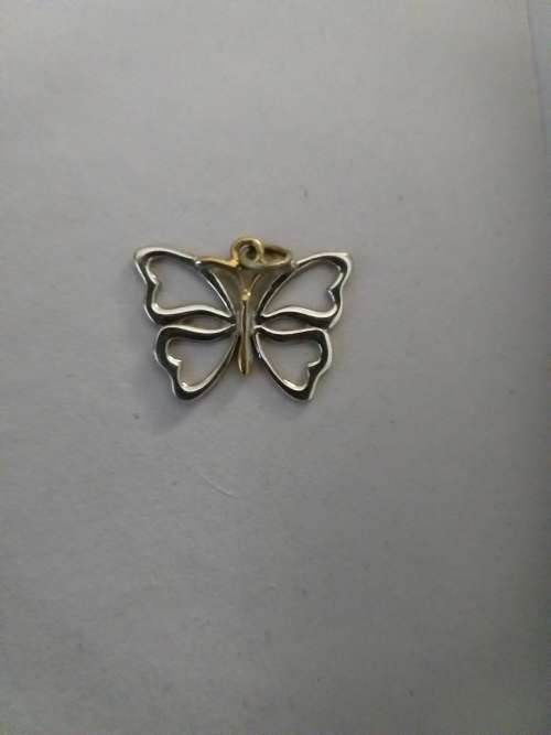 BUTTERFLY PENDANT Jewellery Gold Plated Butterfly Two toned Pendant for Necklace jewelry Fashion