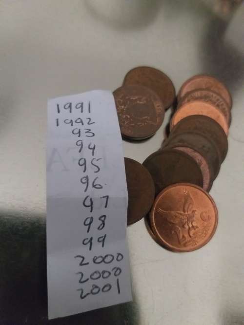 2c Coins RSA  Coins COINS MONEY x250 coins job lot