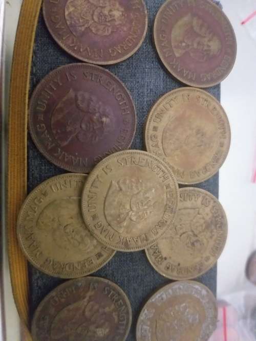 1c Coins RSA 1961 1962 1964 Sold individually MONEY COINS