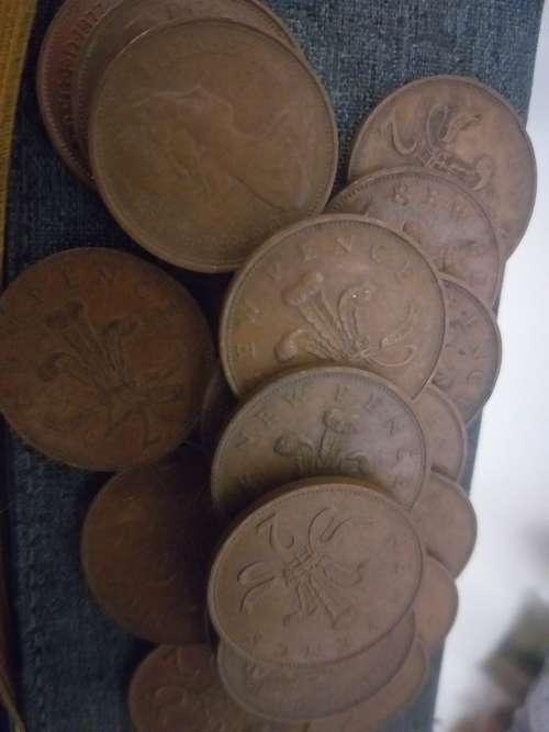 2 New Pence Coins queen elizabeth  UK England Money Coins Sold Individualy COINS MONEY