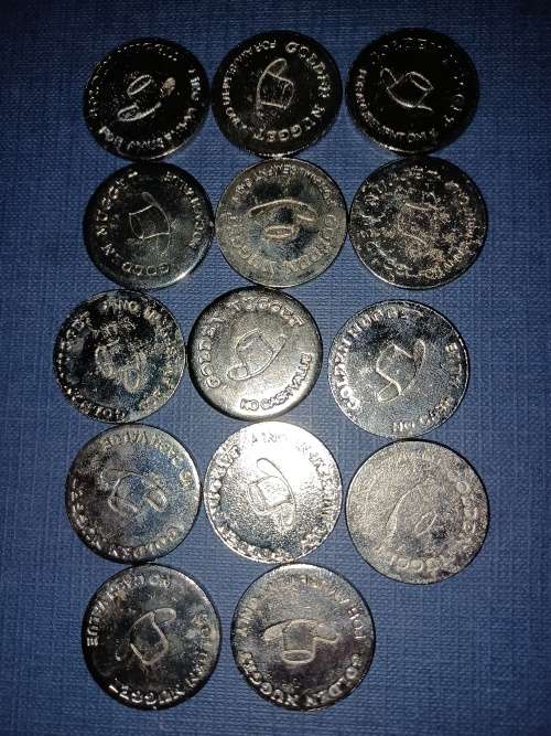 Golden  Nuget Amusement Coins Coins Sold individual ENTERTAINMENT COINS