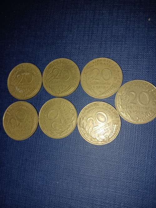20 Centimes Coins France Coins Sold Individually COINS MONEY