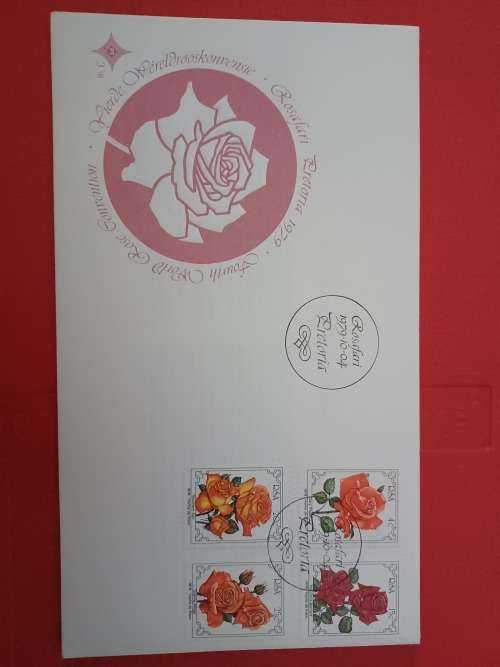 SA First Day Issue Letter Rosafari STAMP COLLECTION