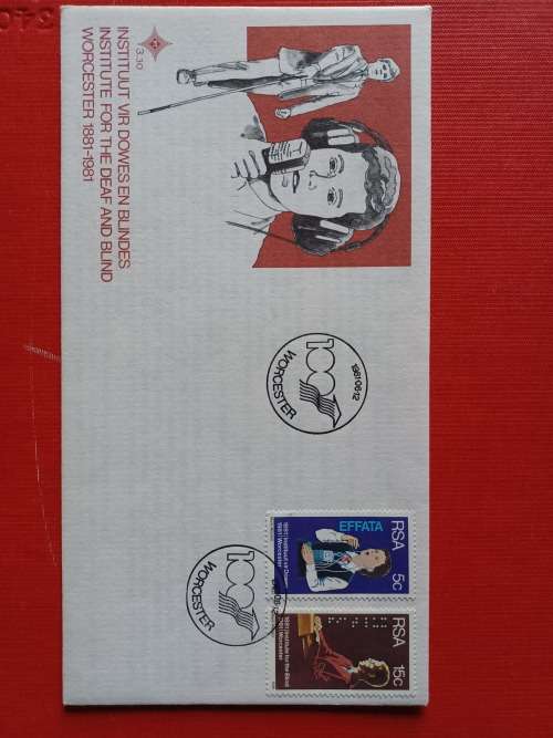 SA First Day Issue Letter Worcester 1981 SOUTH AFRICA STAMPS