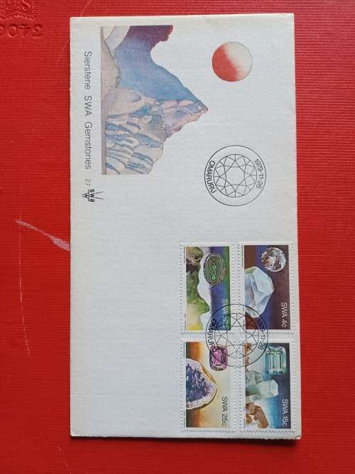 SA First Day Issue Letter SWA 1979 Gemstone STAMPS SOUTH AFRICA
