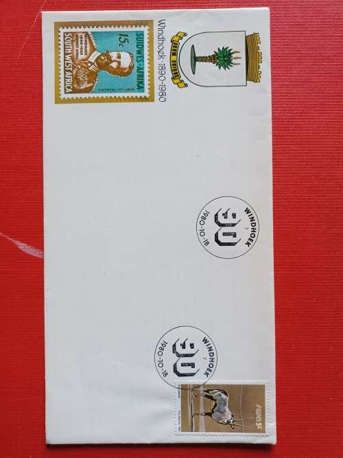 SA First Day Issue Letter Windhoek 1989 STAMPS SOUTH AFRICA