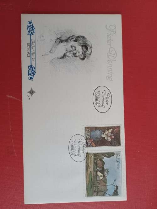SA First Day Issue Letter Pieter Wenning SOUTH AFRICAN STAMPS