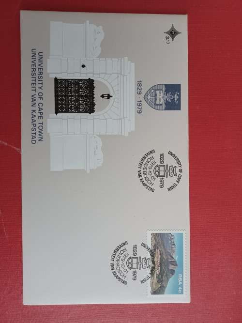 SA First Day Issue Letter University of Cape Town SOUTH AFRICAN STAMPS