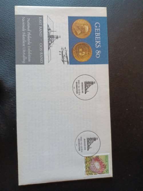 SA First Day Issue Cover letter Gebeks 1980 SOUTH AFRICAN STAMPS