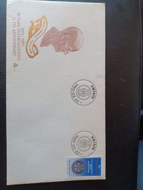 SA First Day Issue Cover letter Umtata Paul Harris 1980 SOUTH AFRICA STAMPS